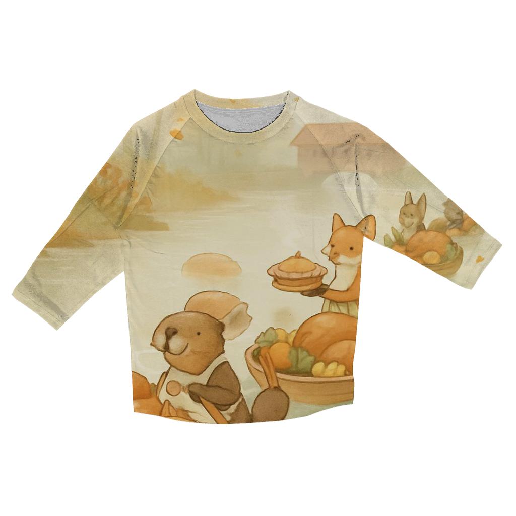 Autumn River Feast Parade personalized 3/4 sleeve tees