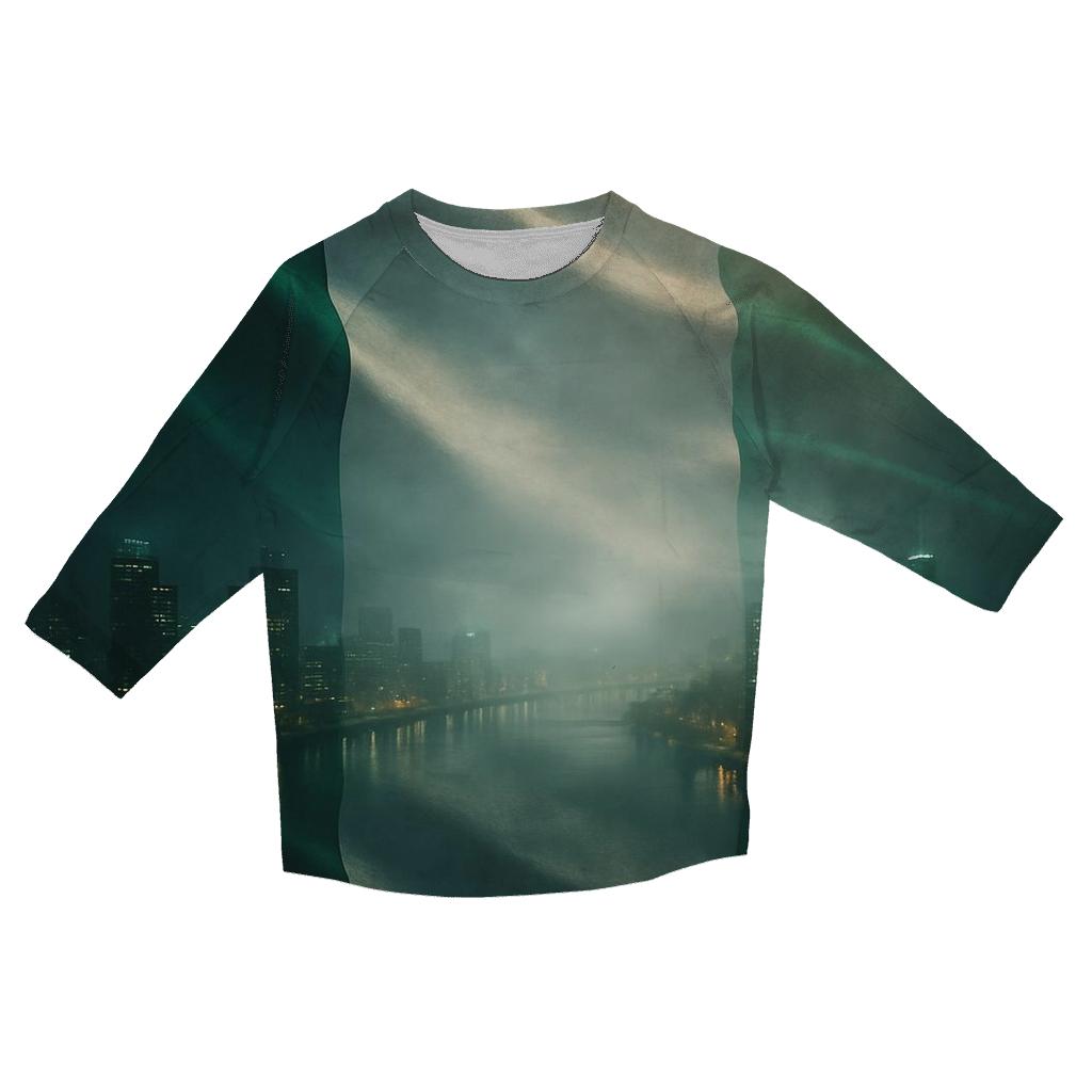 Nigeria Double Exposure City Pulse casual three quarter sleeve shirts