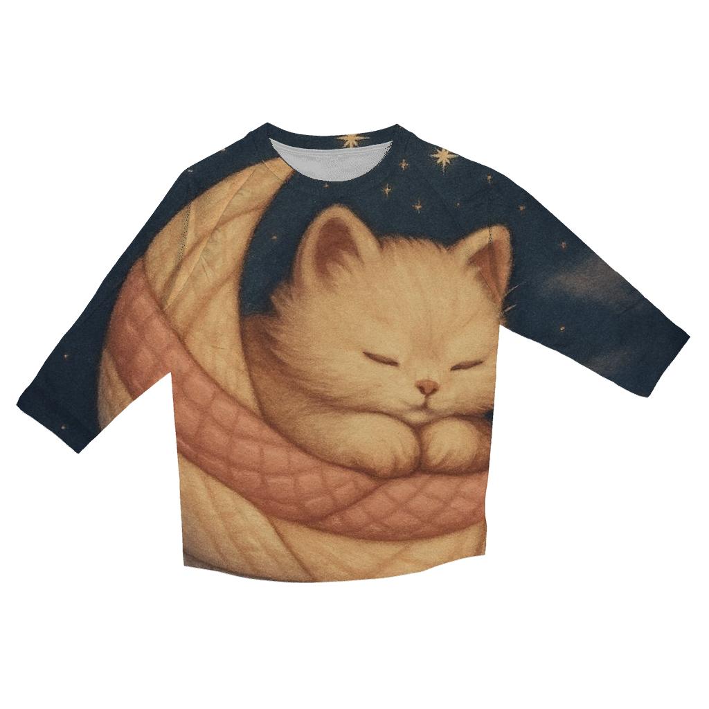 Cozy Comet Quilt Kitten Nest trendy 3/4 sleeve tops