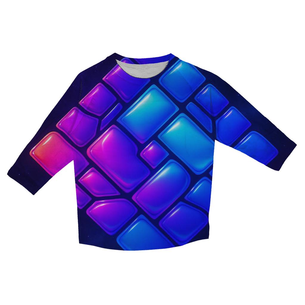 Nebula Quilt Geometry stylish quarter sleeve tops