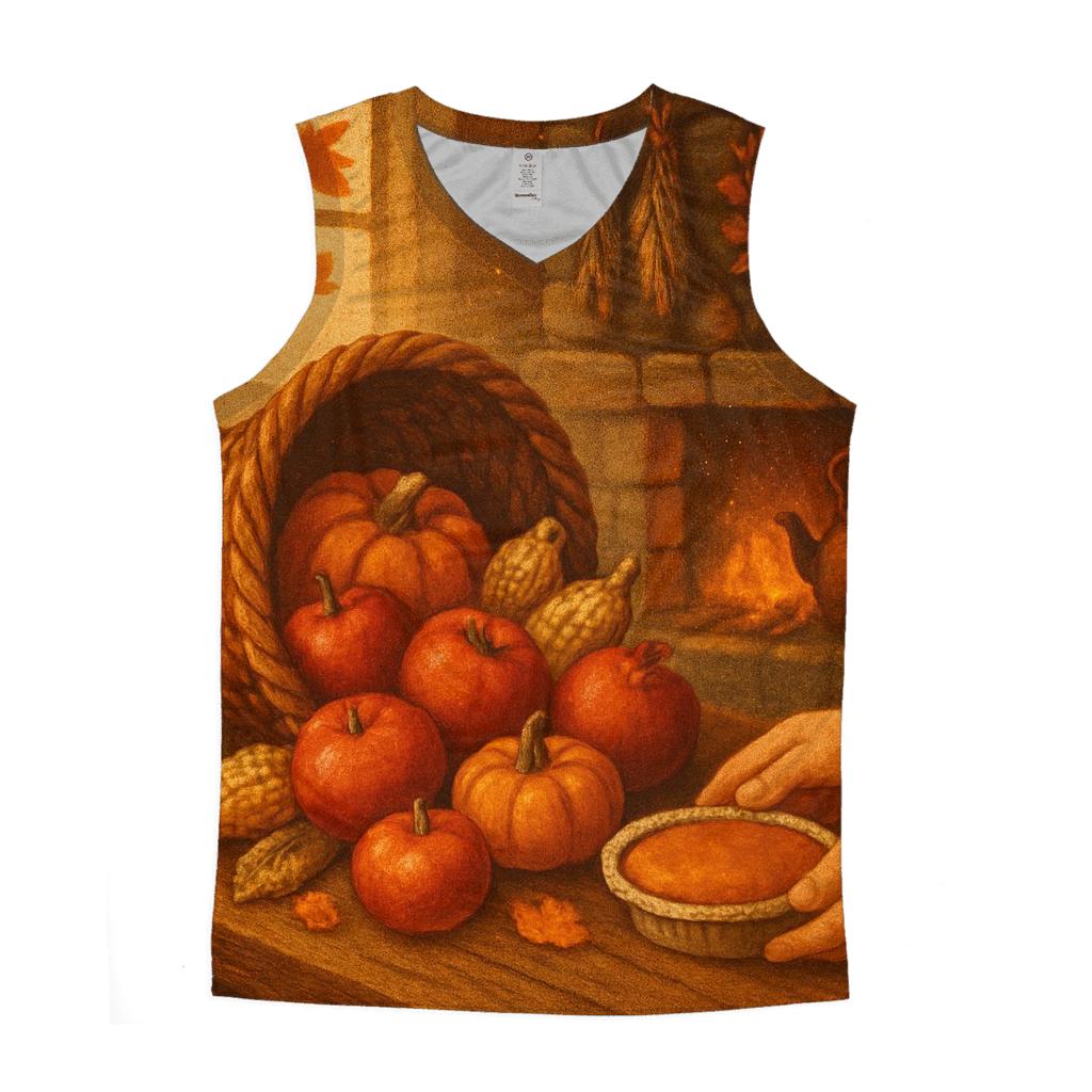 Candlelit Cornucopia Hearth sports performance tank tops