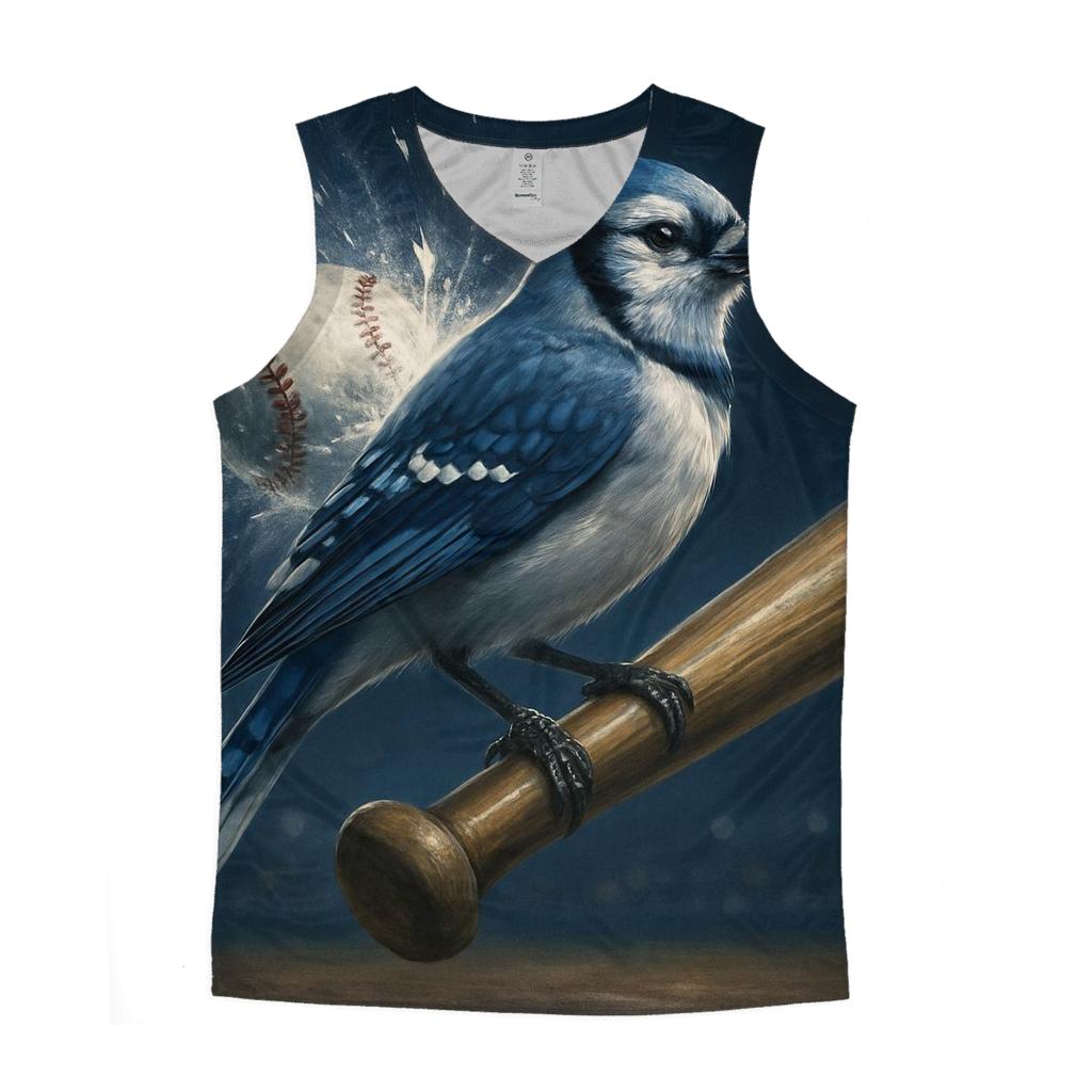 Bat Grip With Blue Jays Featherburst stylish racerback tanks