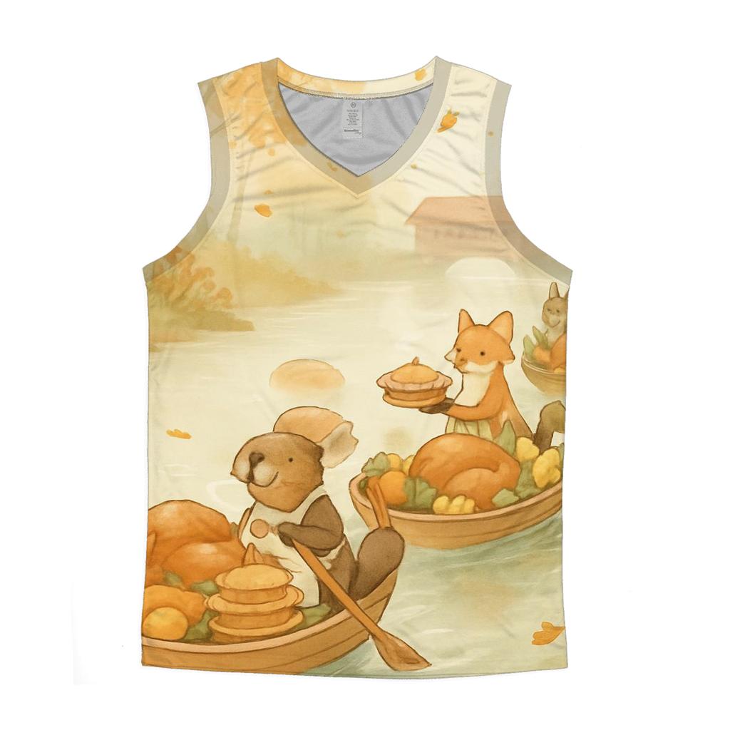 Autumn River Feast Parade stylish racerback tanks