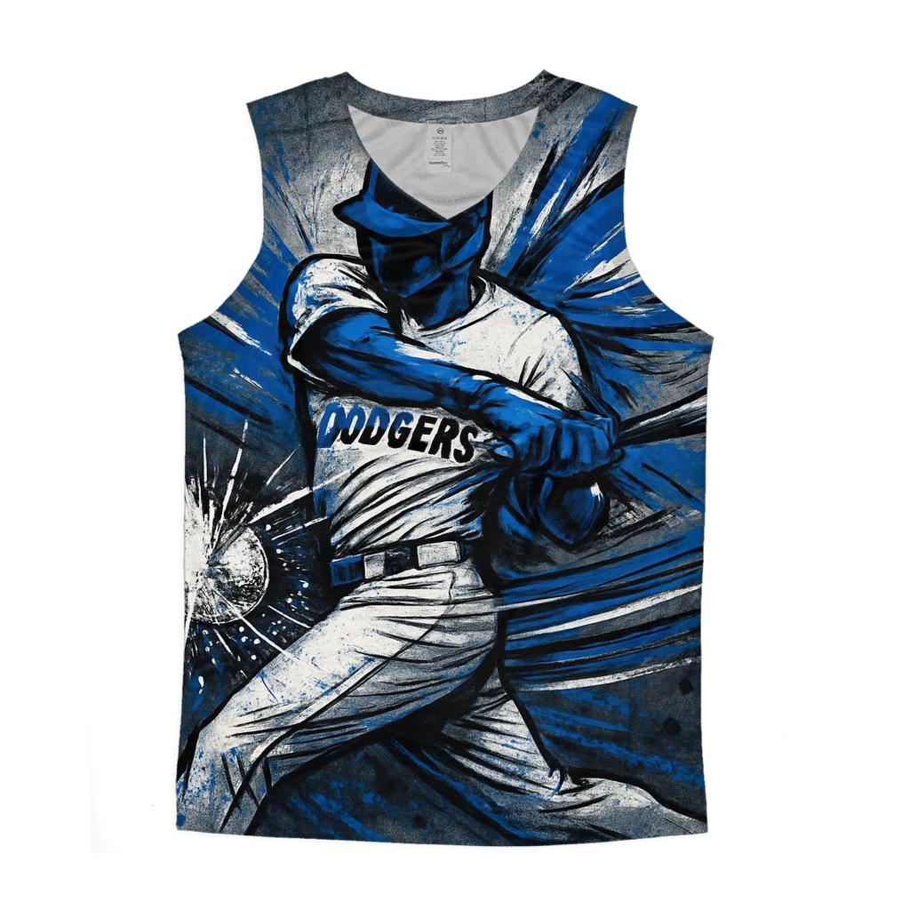 Graffiti Windwing Batter Burst personalized athletic tanks