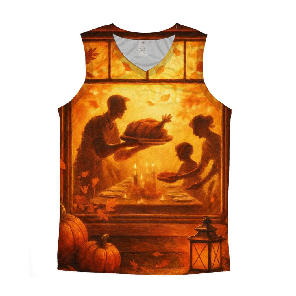 Golden Hour Gratitude Cabin Window stylish racerback tanks