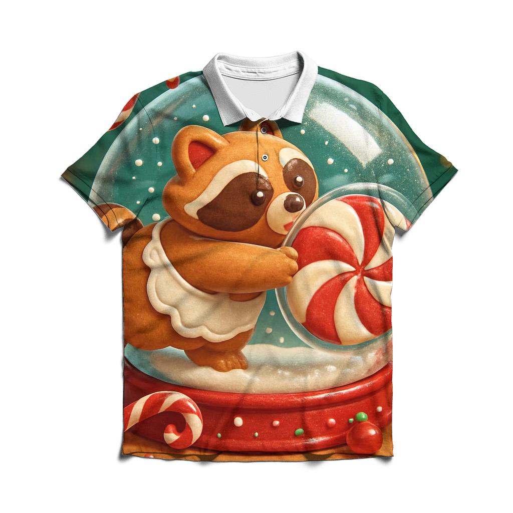 Snow Globe Bakery Break In premium cotton polo shirts