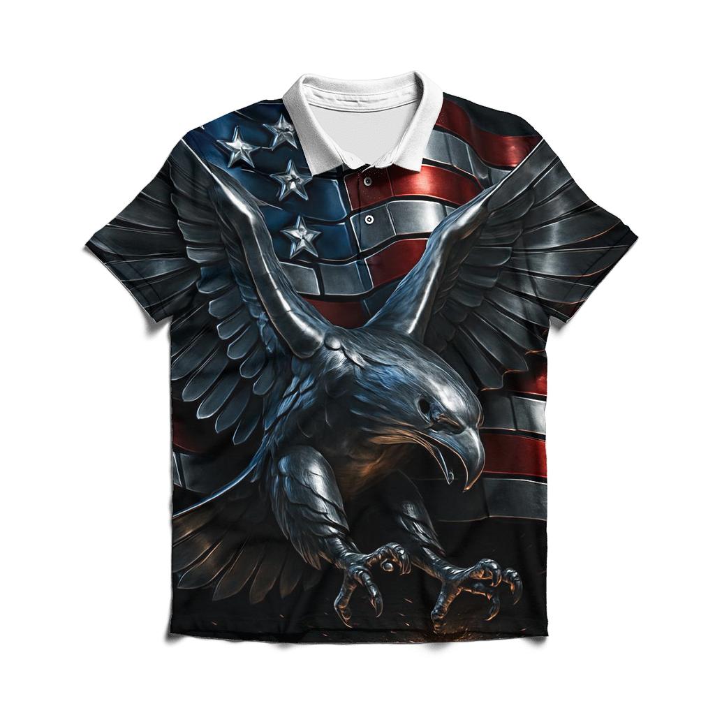 Steel Stripes Vanguard casual sports polo shirts