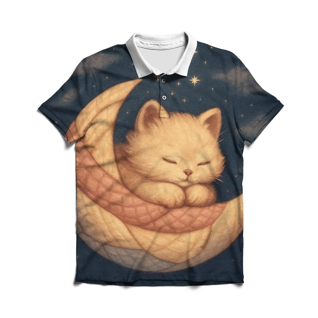 Cozy Comet Quilt Kitten Nest custom polo shirts