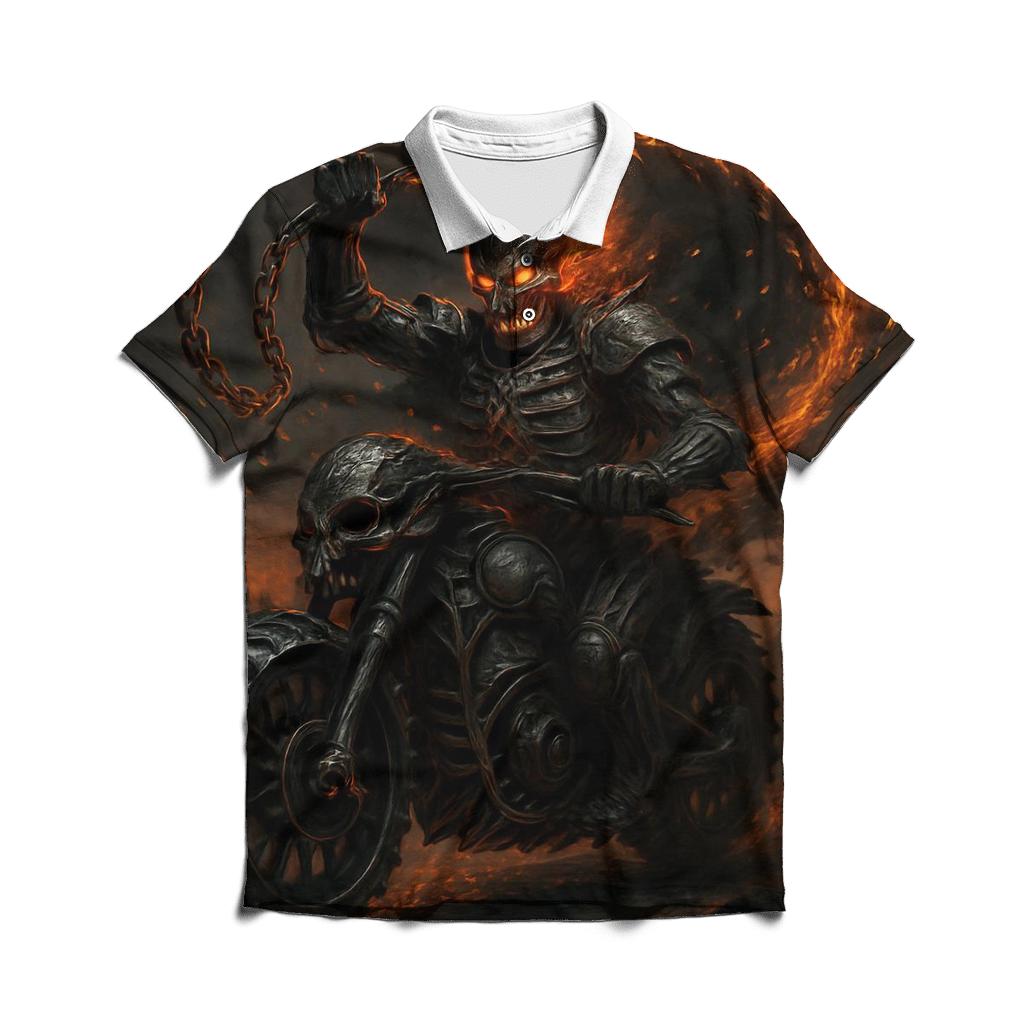 Lava Vein Revenant On The Chain Road classic pique polos