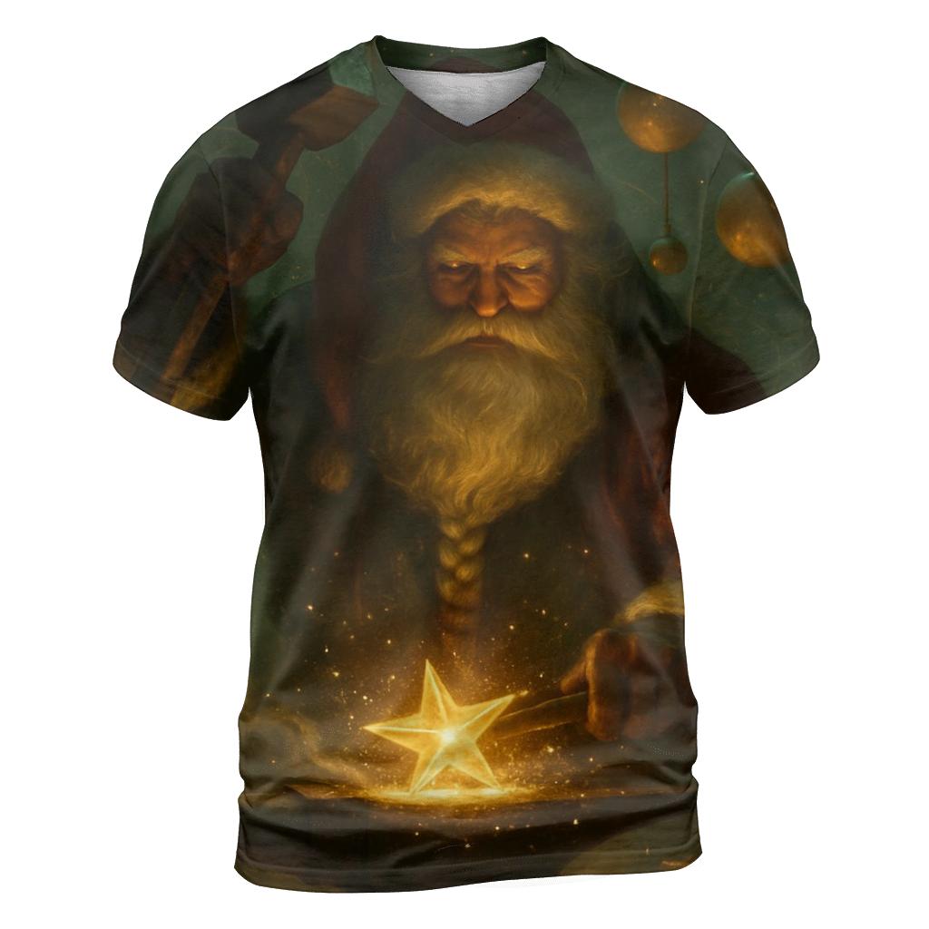 Santa The Cosmic Toymaker Forge custom all-over print shirts