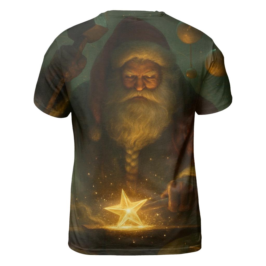 Santa The Cosmic Toymaker Forge custom all-over print shirts