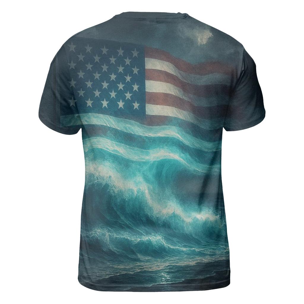 Midnight Harbor Signal Flag designer pattern shirts