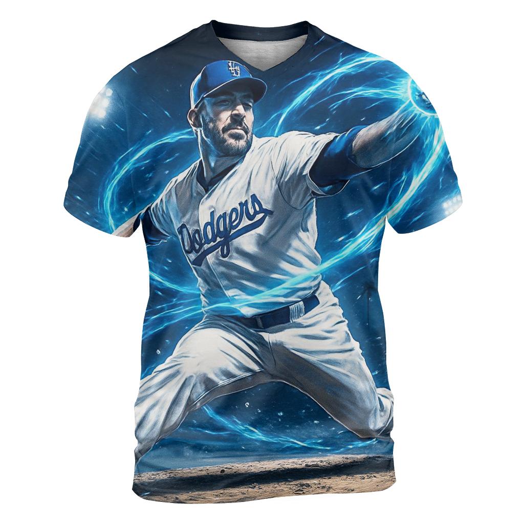 Stadium Lightning Pitch Surge creative print fashion shirts