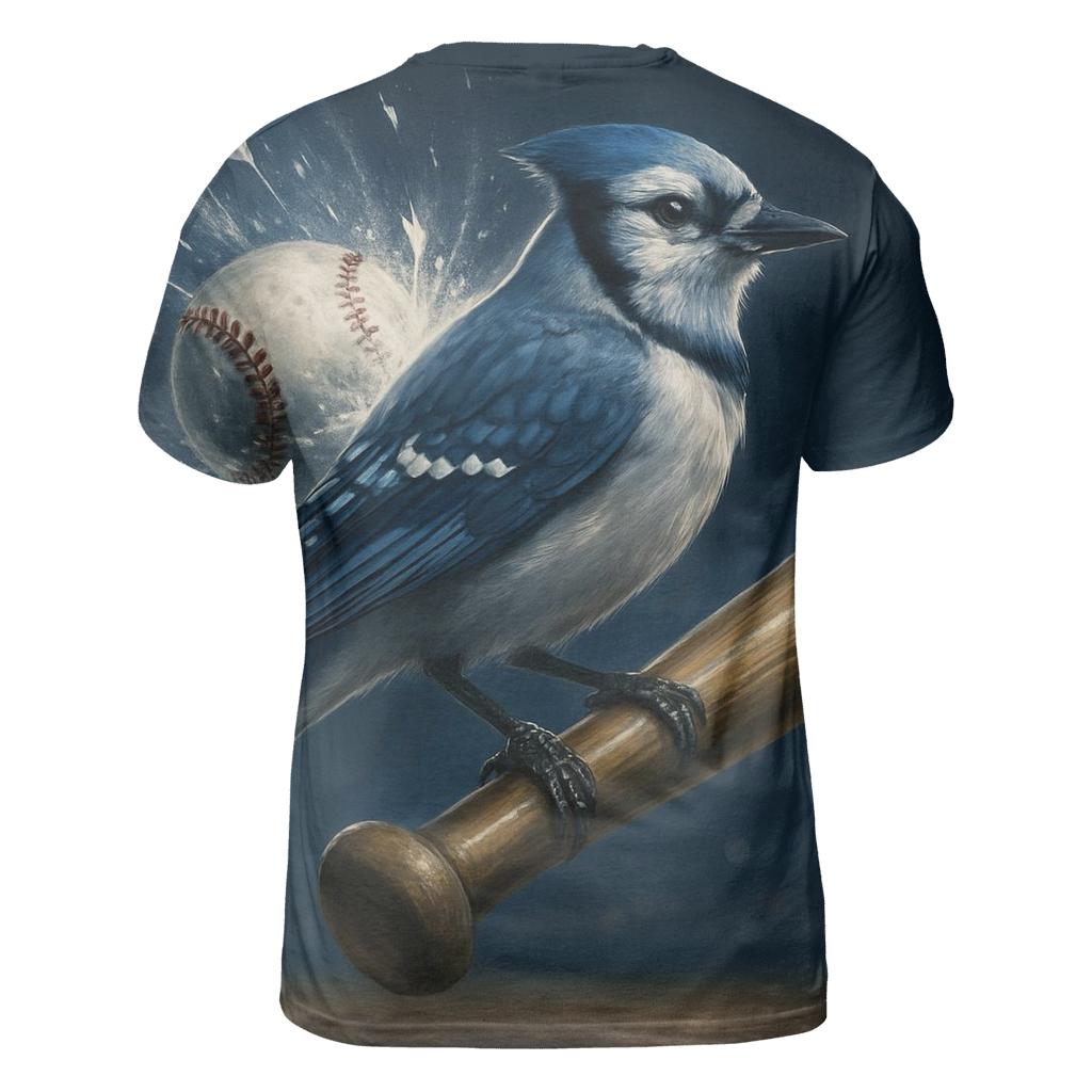 Bat Grip With Blue Jays Featherburst creative print fashion shirts