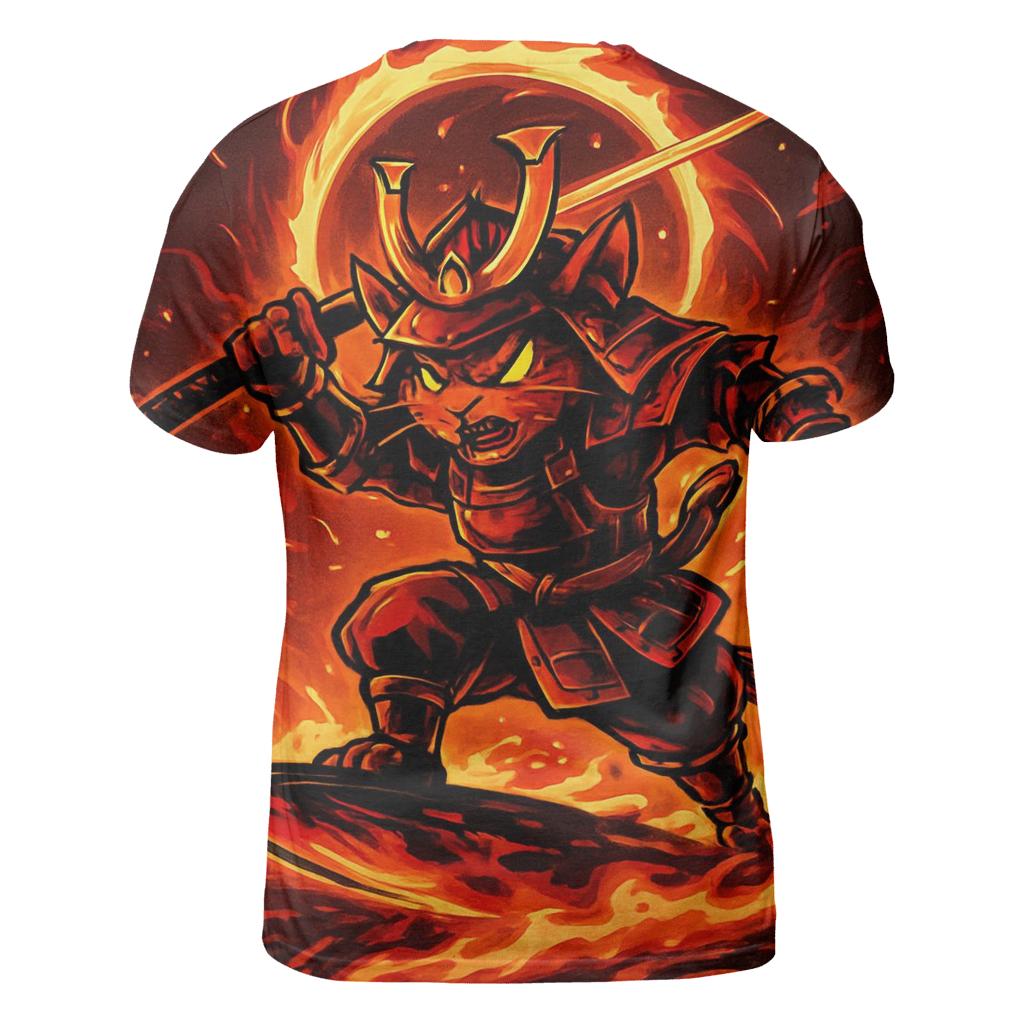 Solar Surf Samurai Cat personalized full print shirts