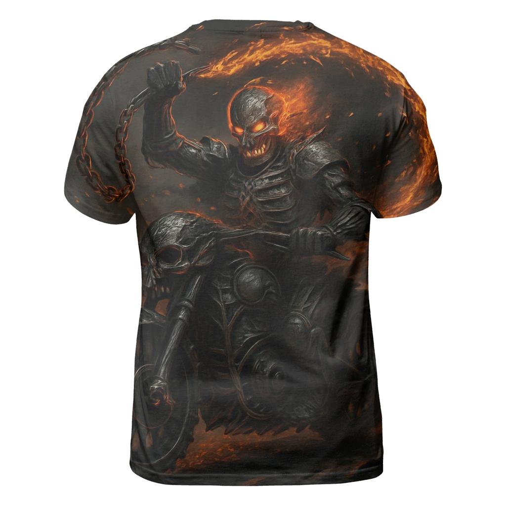 Lava Vein Revenant On The Chain Road vibrant all-over design tees