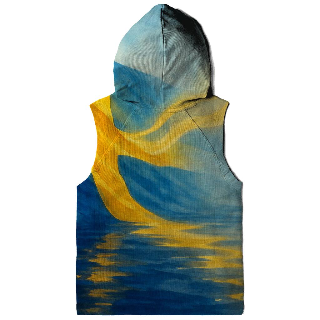 Sweden Aurora Watercolor Fjord Banner hoodies fashion