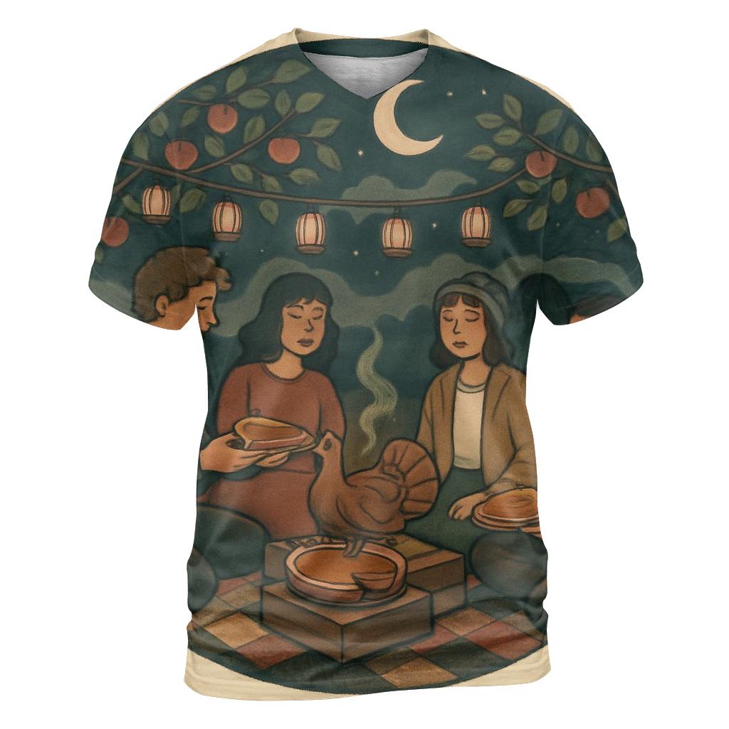 Harvest Moon Orchard Picnic statement graphic shirts