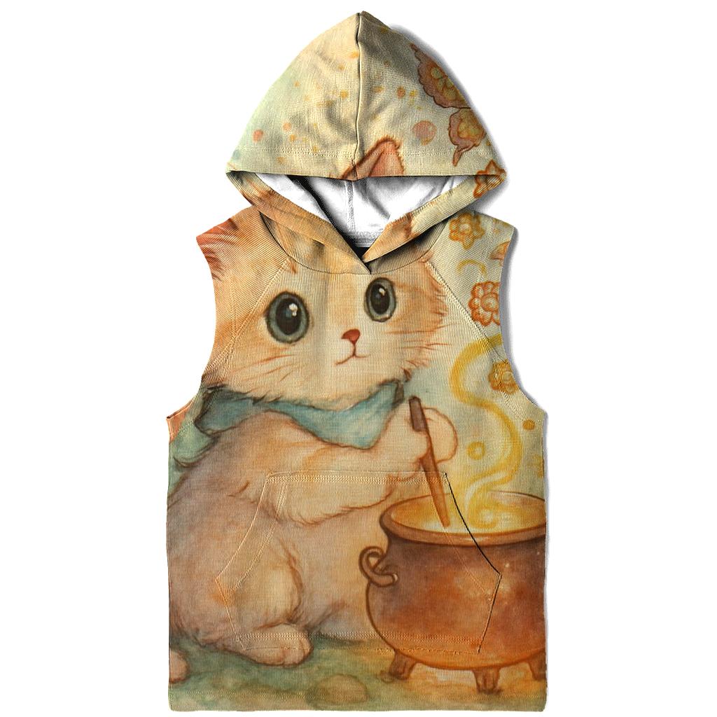 Clockwork Garden Kitten Alchemist graphic hoodies