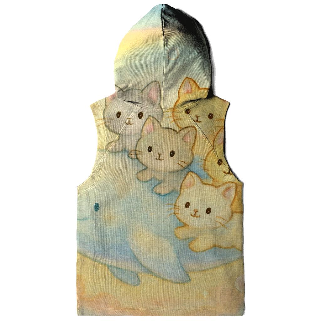 Skywhale Parade Of Cloud Kittens designer hoodies