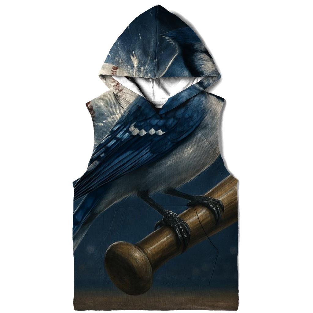 Bat Grip With Blue Jays Featherburst zip-up hoodies