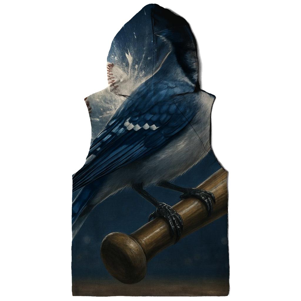 Bat Grip With Blue Jays Featherburst zip-up hoodies