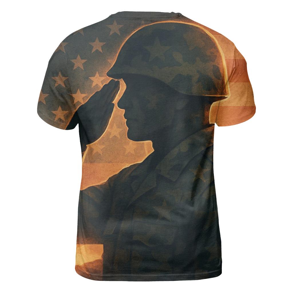 Camouflage Constellation Salute At Sunrise trendy printed shirt styles