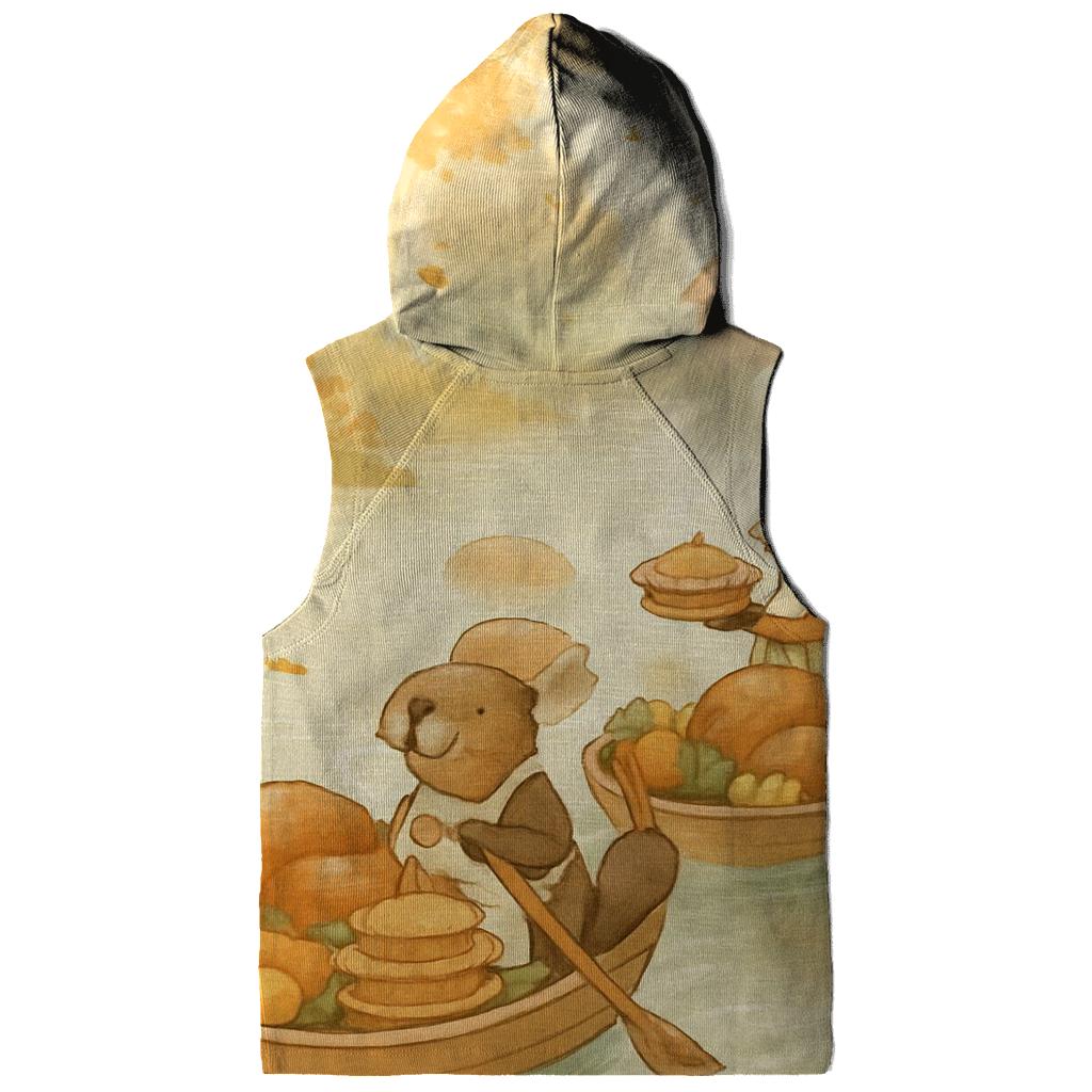 Autumn River Feast Parade embroidered hoodies