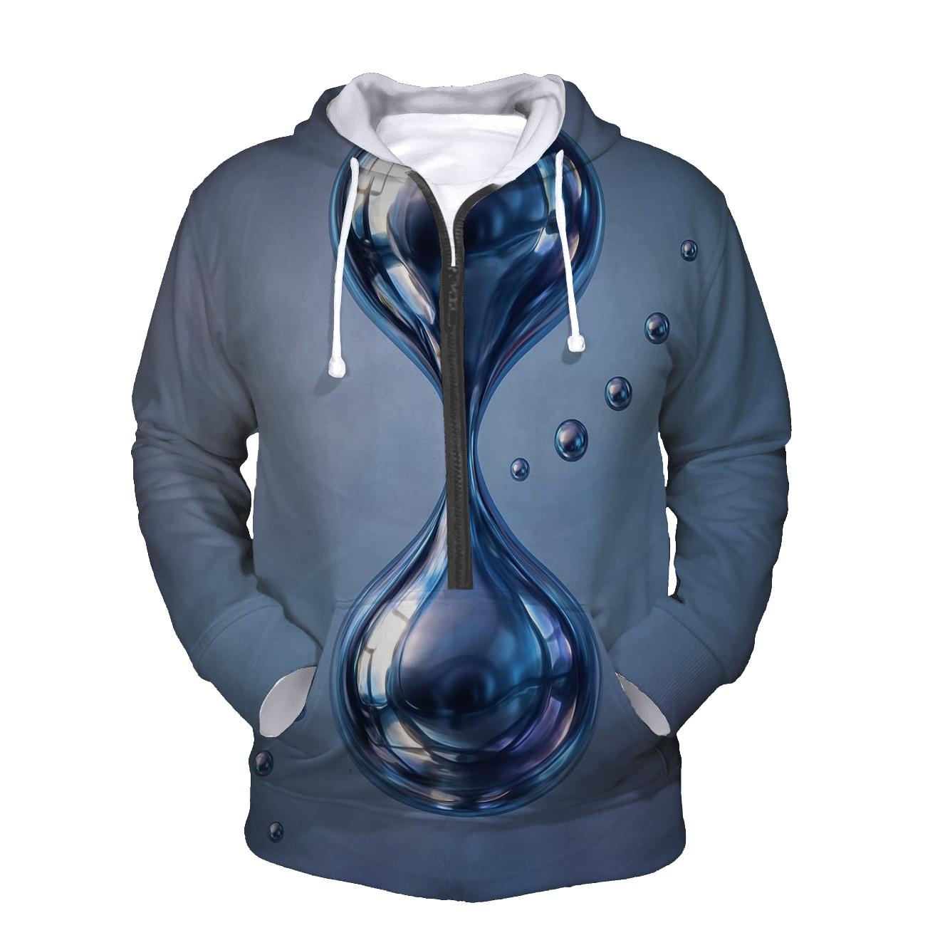 Chrome Mirage Hourglass zip-up hoodies