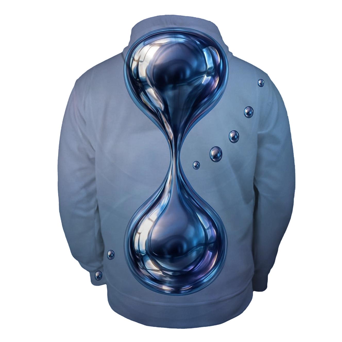Chrome Mirage Hourglass zip-up hoodies