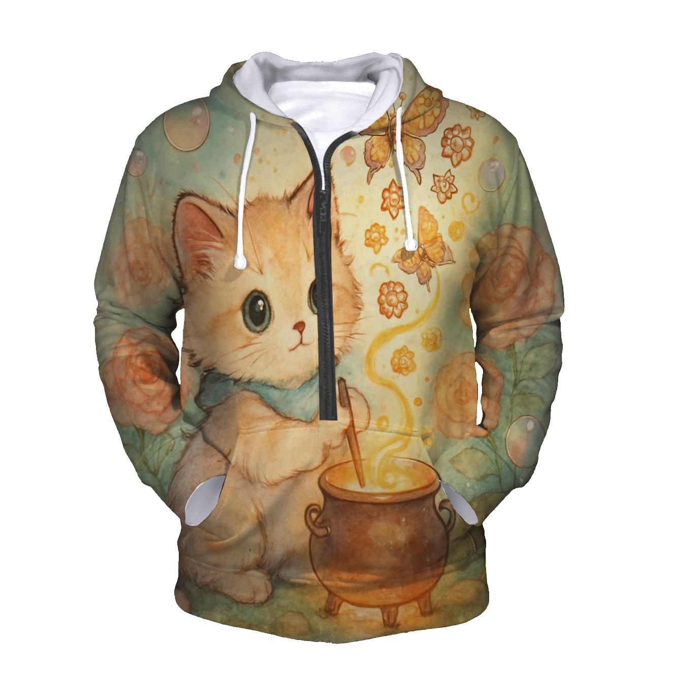 Clockwork Garden Kitten Alchemist premium hoodies