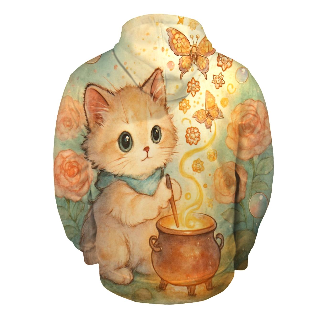 Clockwork Garden Kitten Alchemist premium hoodies