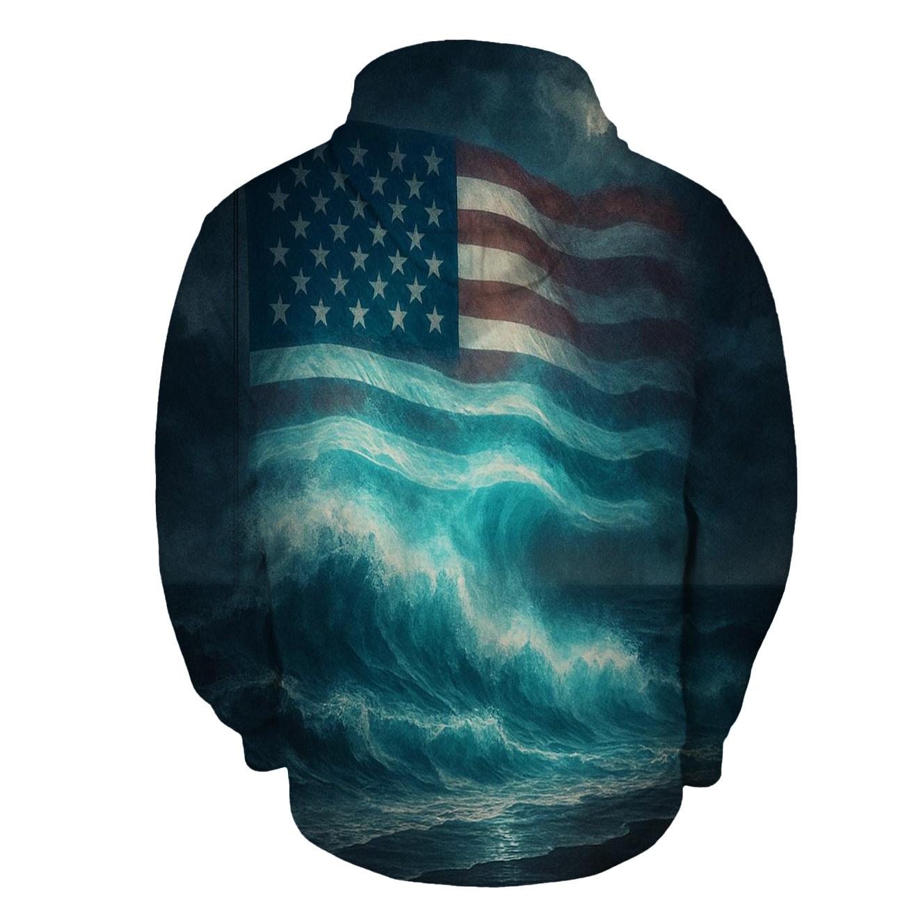 Midnight Harbor Signal Flag hoodie designs