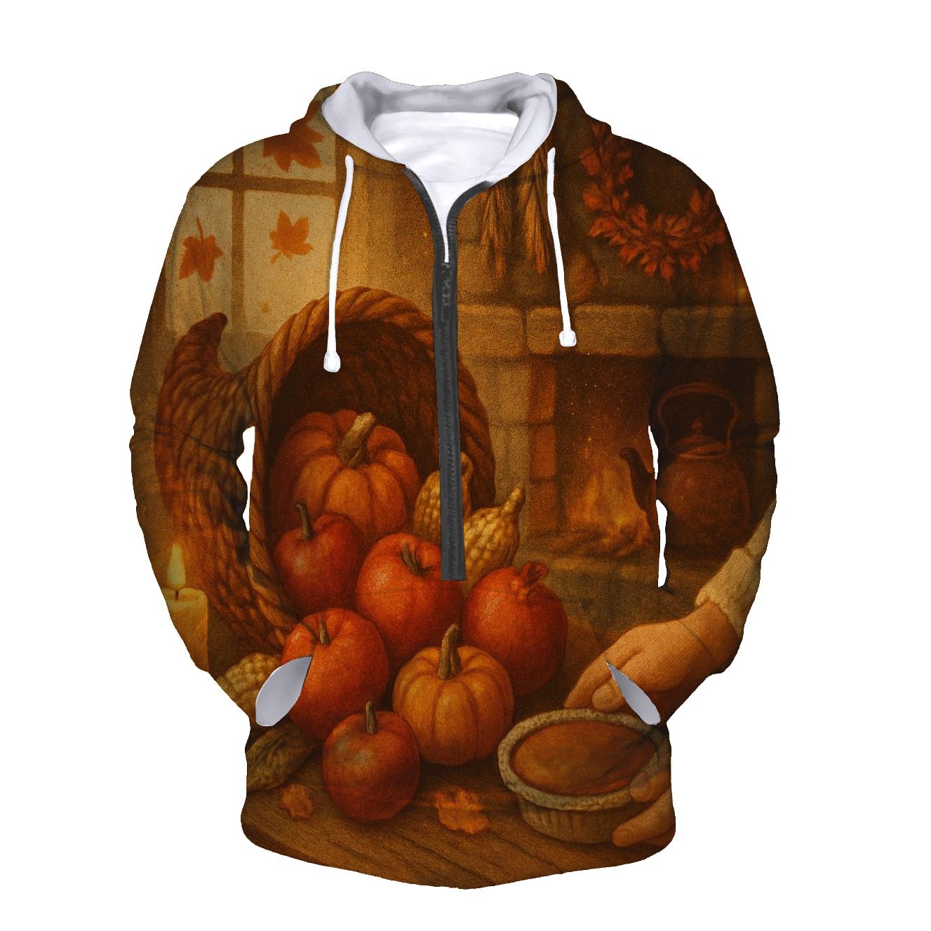 Candlelit Cornucopia Hearth hoodies fashion