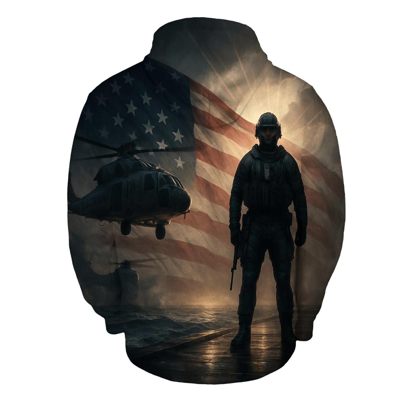 Liberty Beacon Over Storm Swells pullover hoodies