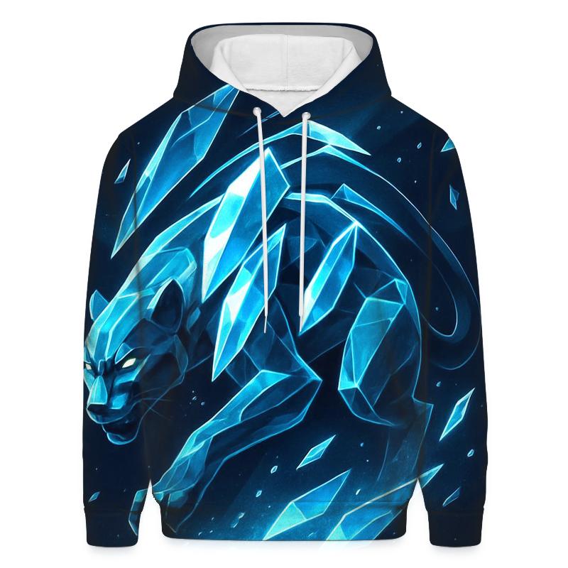 Aurora Glass Panther Cat custom hoodies