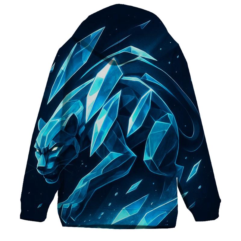 Aurora Glass Panther Cat custom hoodies