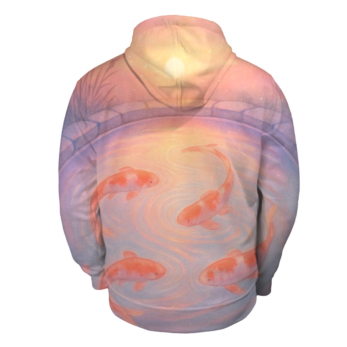 Lantern Koi Dusk Pool hoodie trends