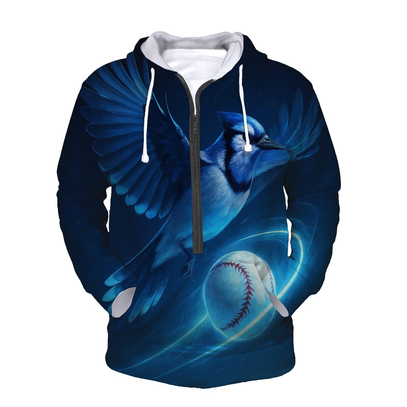 Midnight Flight Blue Jays Fastball Halo lightweight hoodies