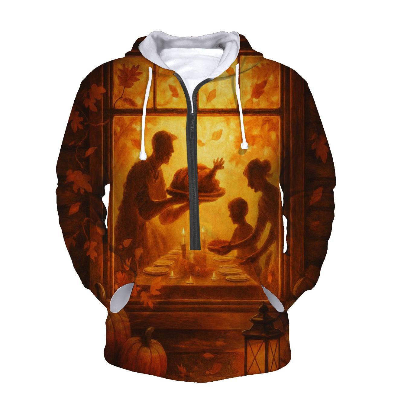 Golden Hour Gratitude Cabin Window hoodies fashion