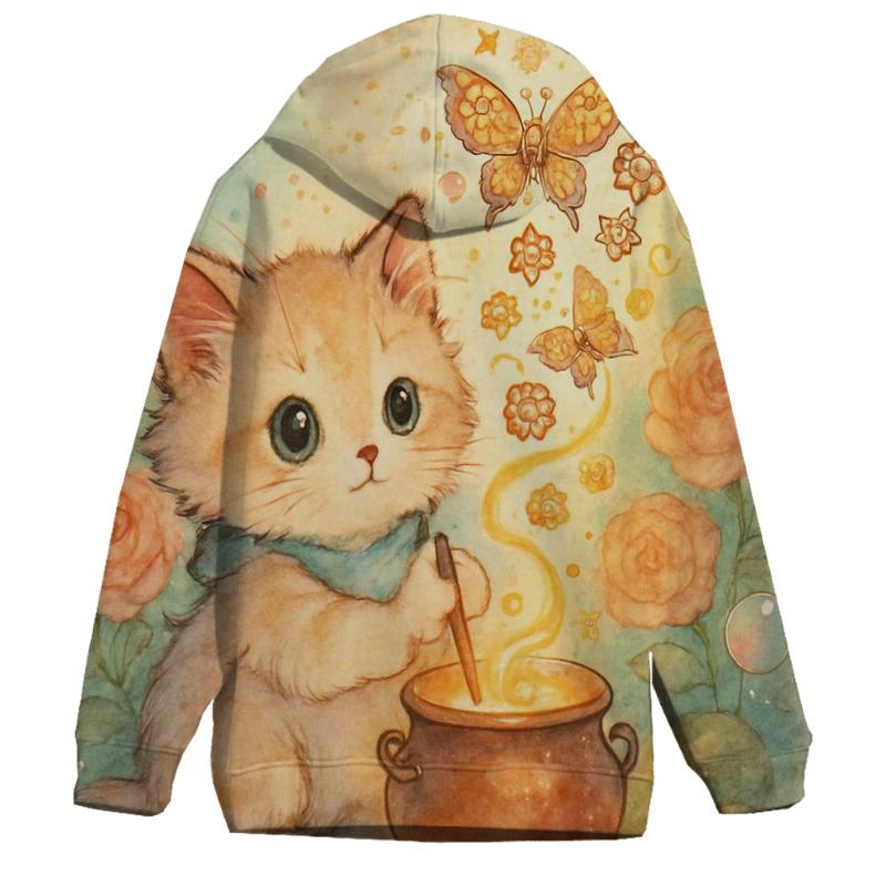 Clockwork Garden Kitten Alchemist designer hoodies