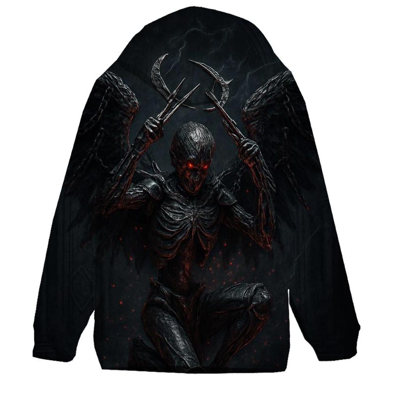 Iron Seraph Of The Broken Halo premium hoodies