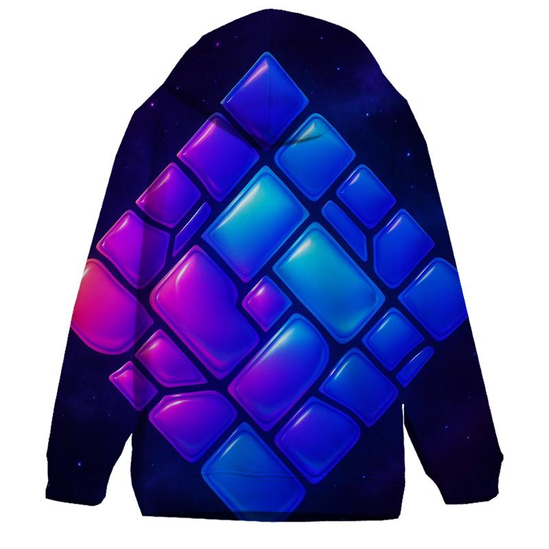 Nebula Quilt Geometry heavyweight hoodies