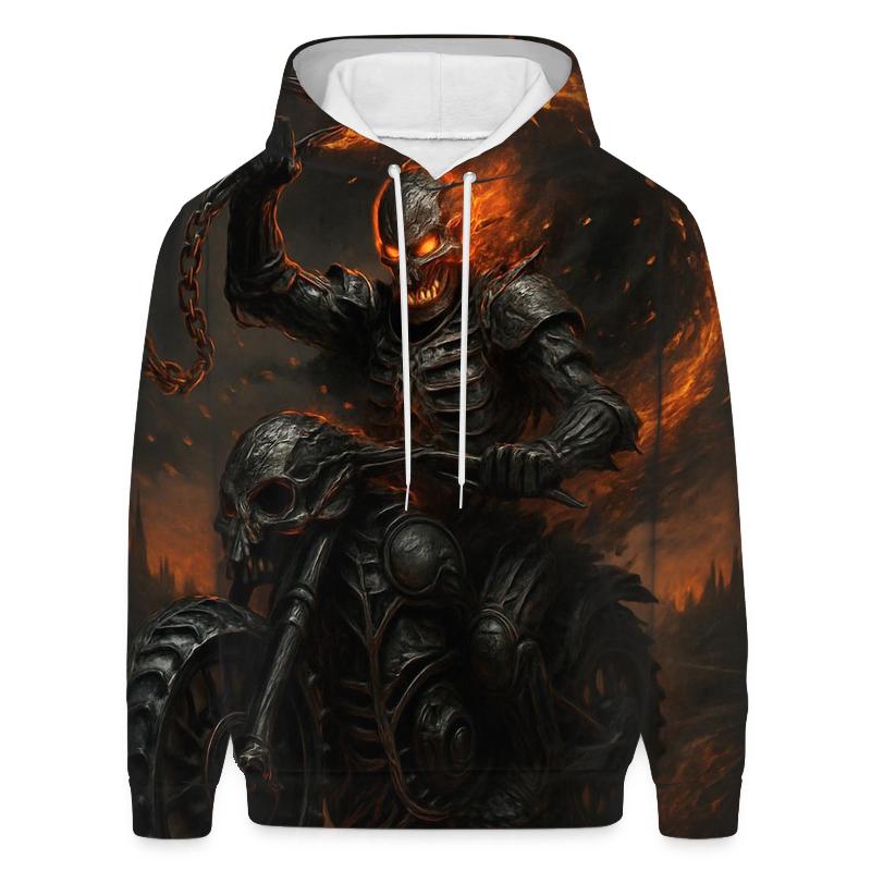 Lava Vein Revenant On The Chain Road embroidered hoodies