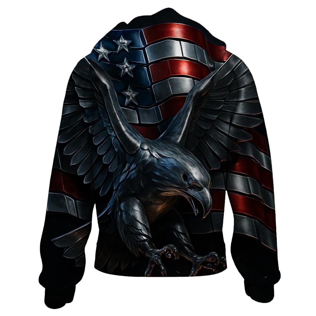 Steel Stripes Vanguard embroidered hoodies