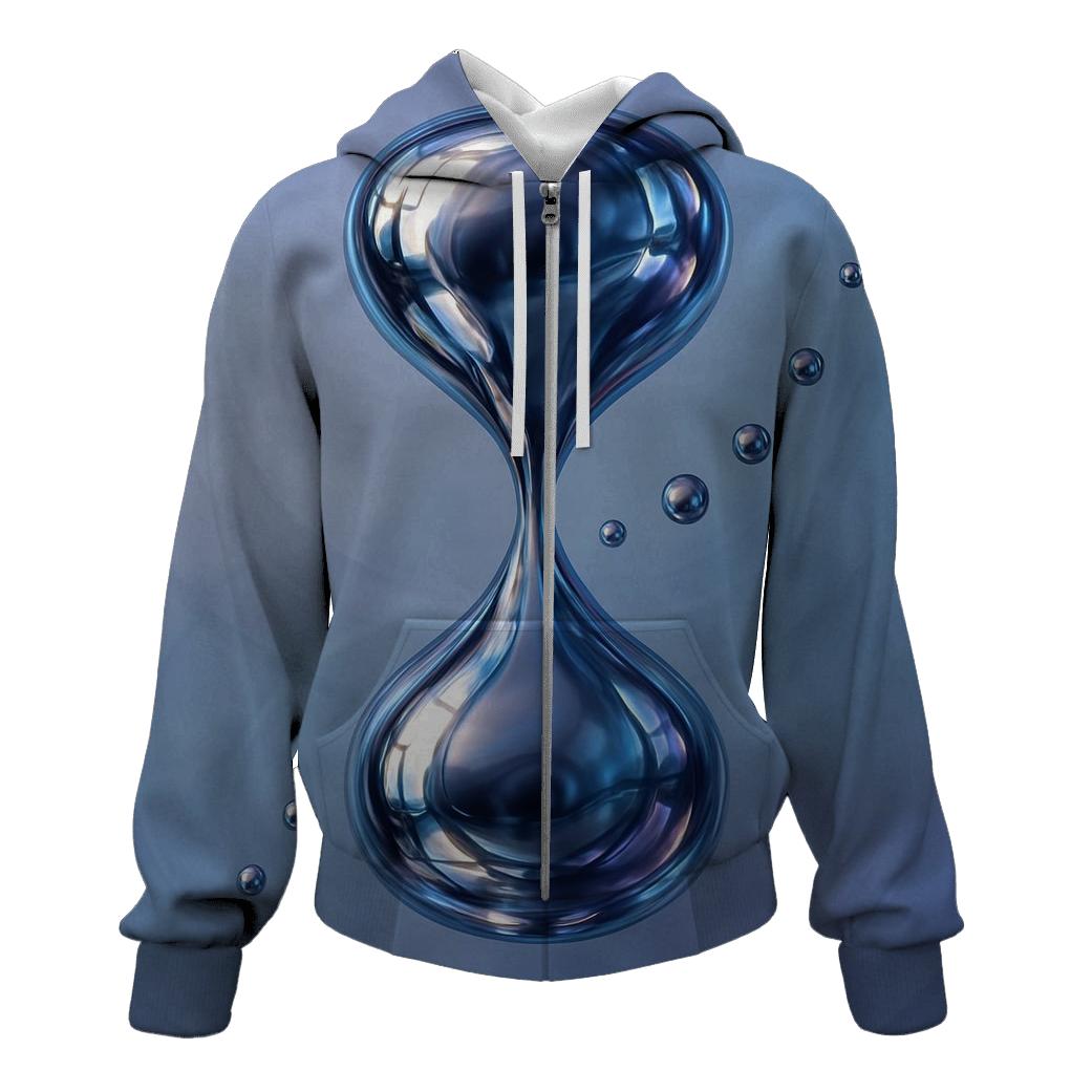 Chrome Mirage Hourglass printed hoodies