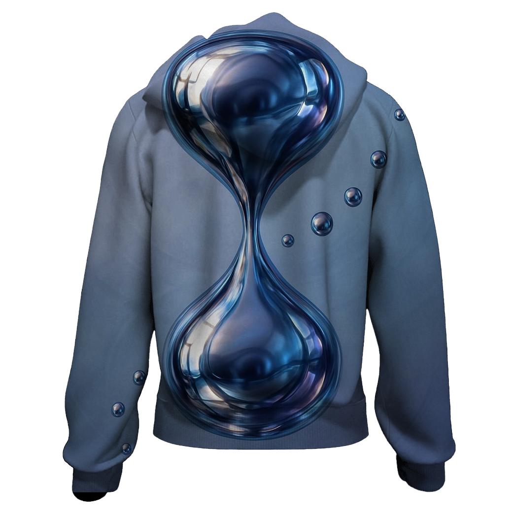 Chrome Mirage Hourglass printed hoodies