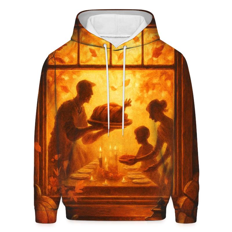Golden Hour Gratitude Cabin Window hoodies fashion