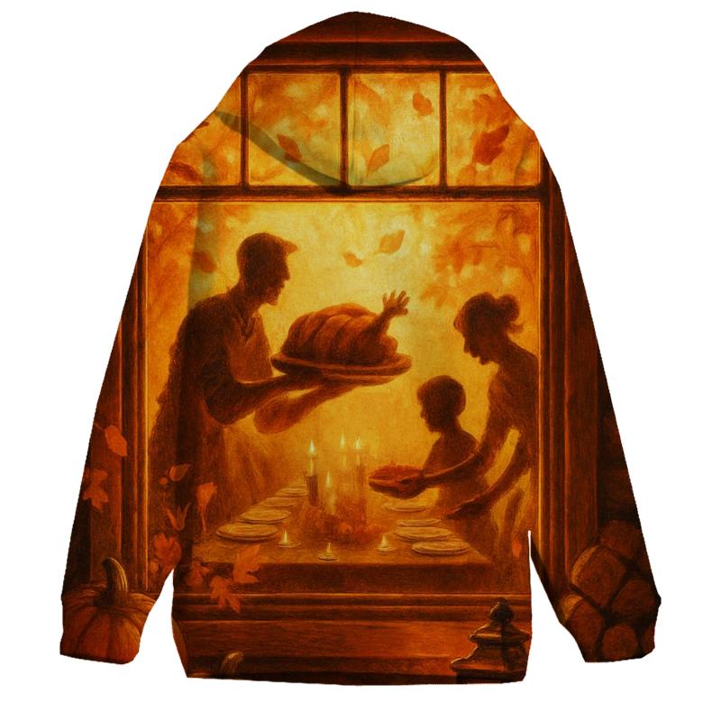 Golden Hour Gratitude Cabin Window hoodies fashion