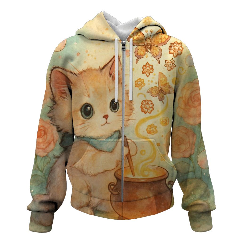 Clockwork Garden Kitten Alchemist heavyweight hoodies